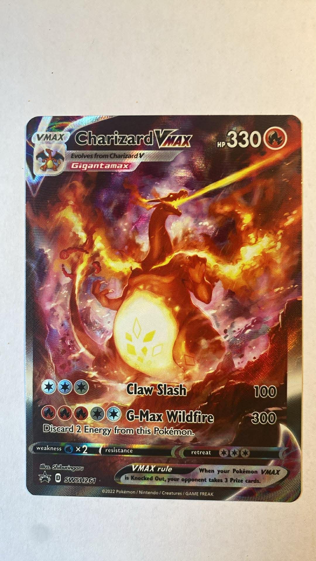 Charizard VMAX - SWSH261 Black Star Promo - Pokémon TCG