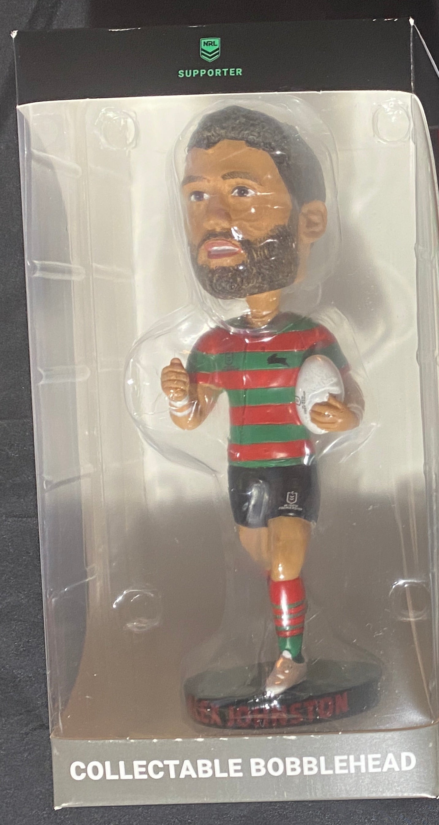 Alex Johnston South Sydney Rabbitohs Bobblehead | Officially NRL Licensed