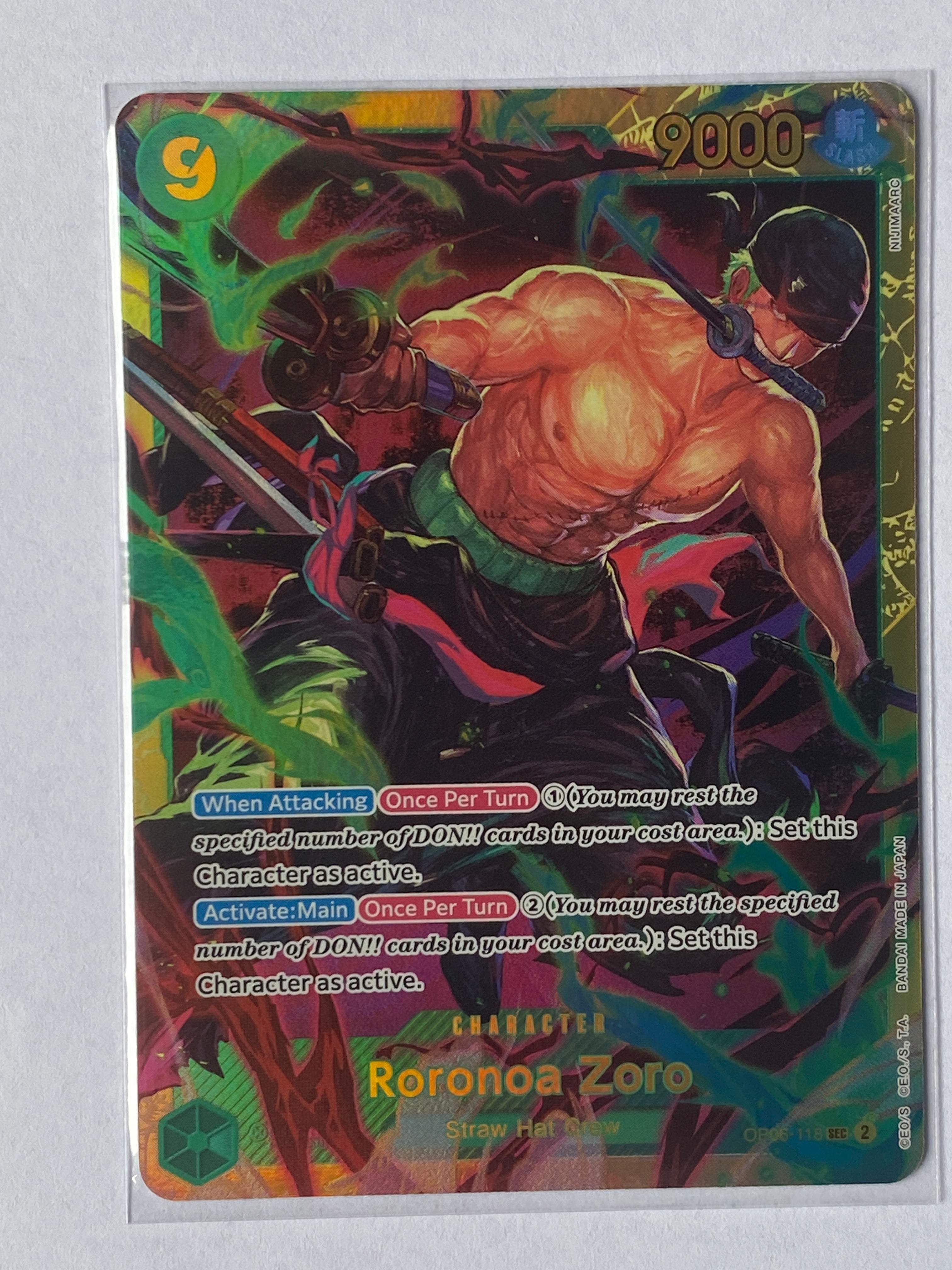 One Piece Card Game - Roronoa Zoro OP06-118
