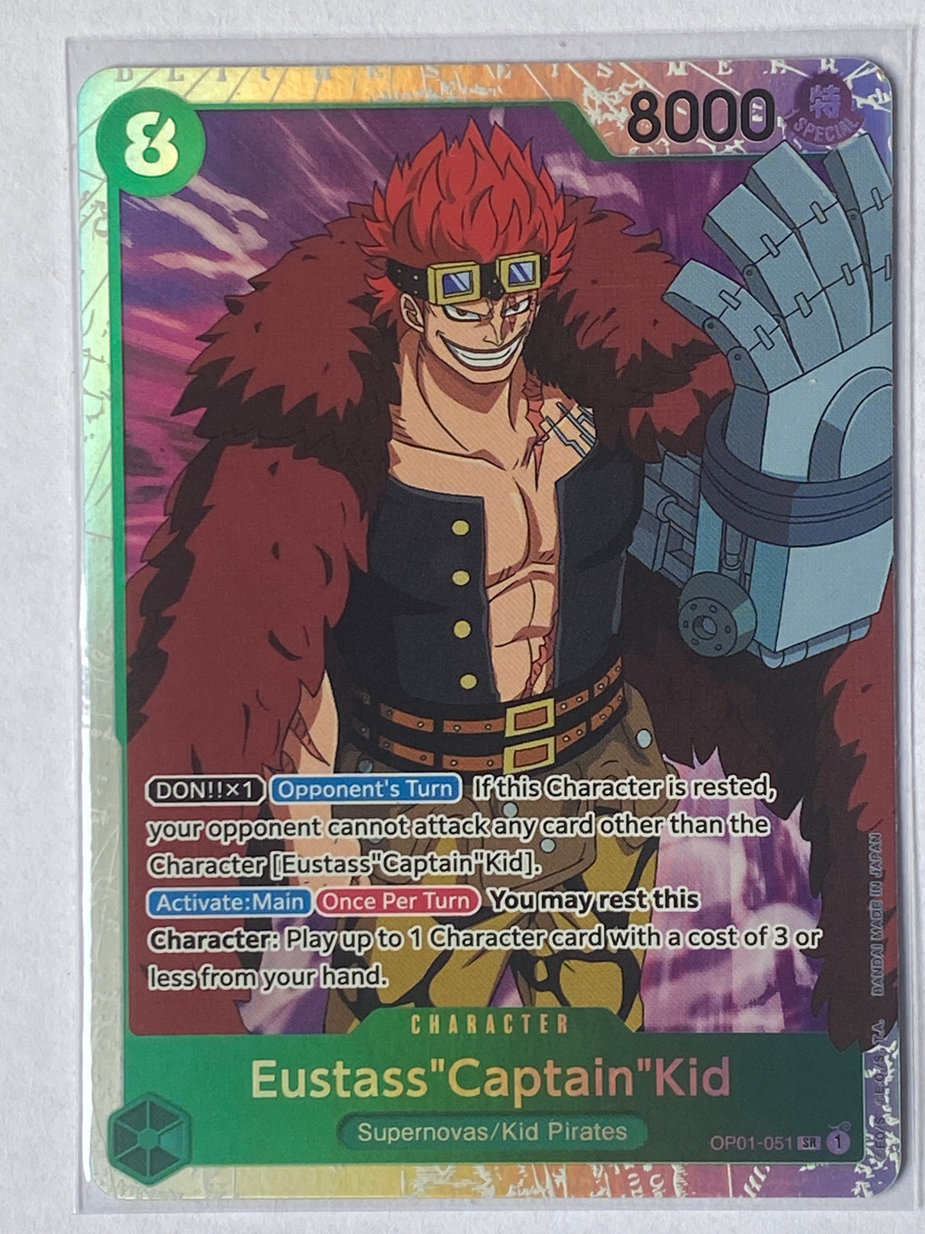 Eustass "Captain" Kid OP01-051 SR
